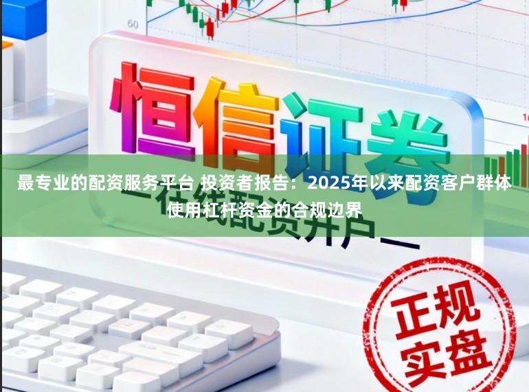 最专业的配资服务平台 投资者报告：2025年以来配资客户群体使用杠杆资金的合规边界